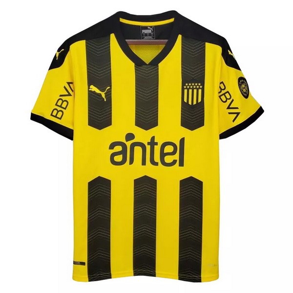 Tailandia Camiseta Penarol 1ª 2021-2022 Negro Amarillo